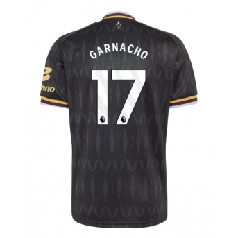 Aston Villa Alejandro Garnacho #17 Maglia Gara Trasferta Repliche 2026-27 Maniche Corte